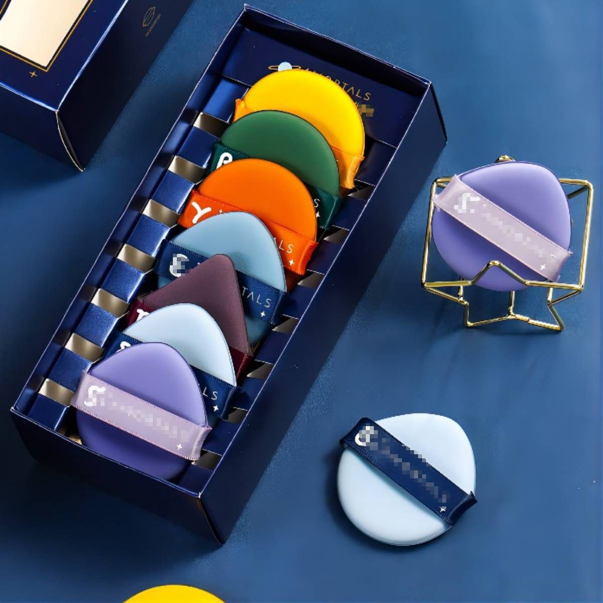 Various Shapes Round Flower Beauty Makeup Sponge Powder Puff Dry And Wet Combined Beauty Cosmetic Puff 