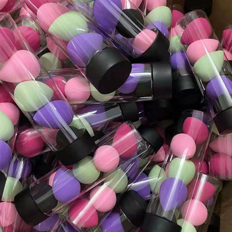Makeup Sponge Face Cosmetic Puff Drop-Shaped Super Soft  Latex Free Makeup Sponge Egg with Box Makeup Sponge 