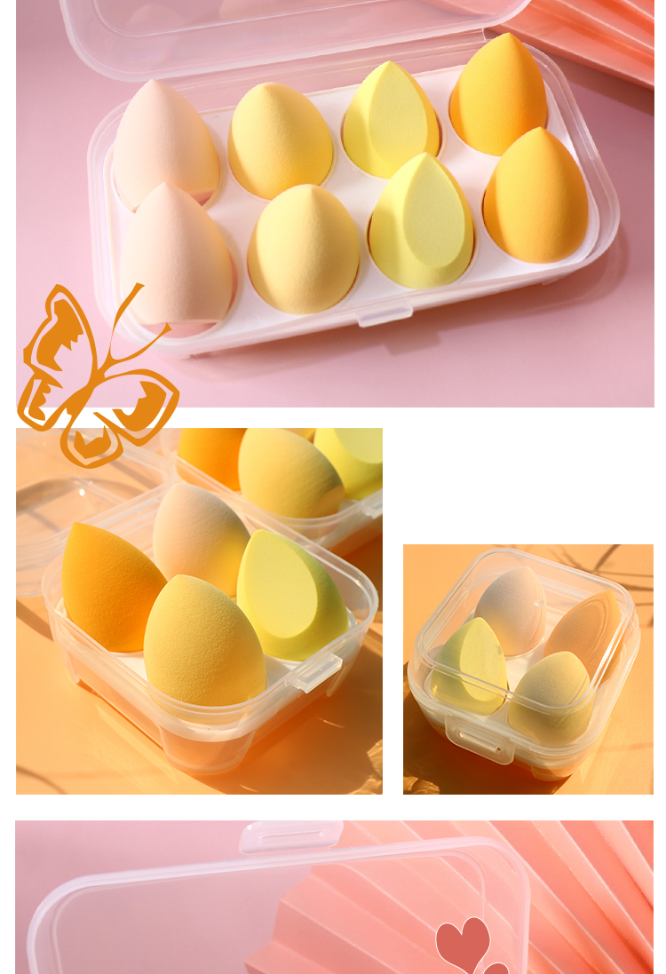 Dropshipping make up puff private label Makeup Sponge   powder puff cosmetics for women beauty