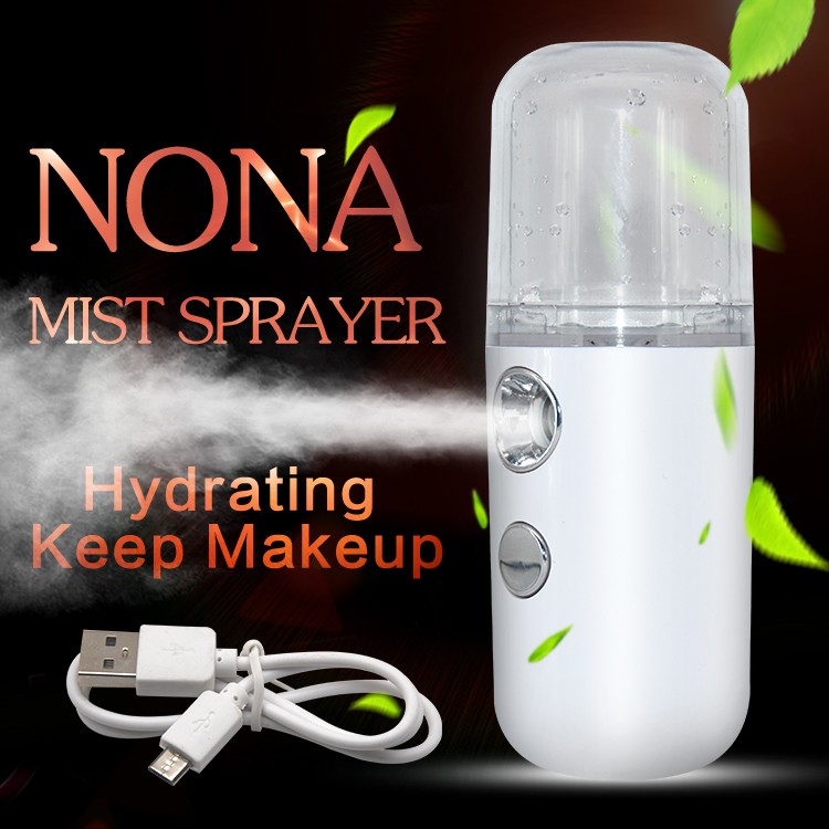 Skin Care Humidifier Rechargeable Face Nebulizer Steamer Mini Nano Facial Mist Sprayer
