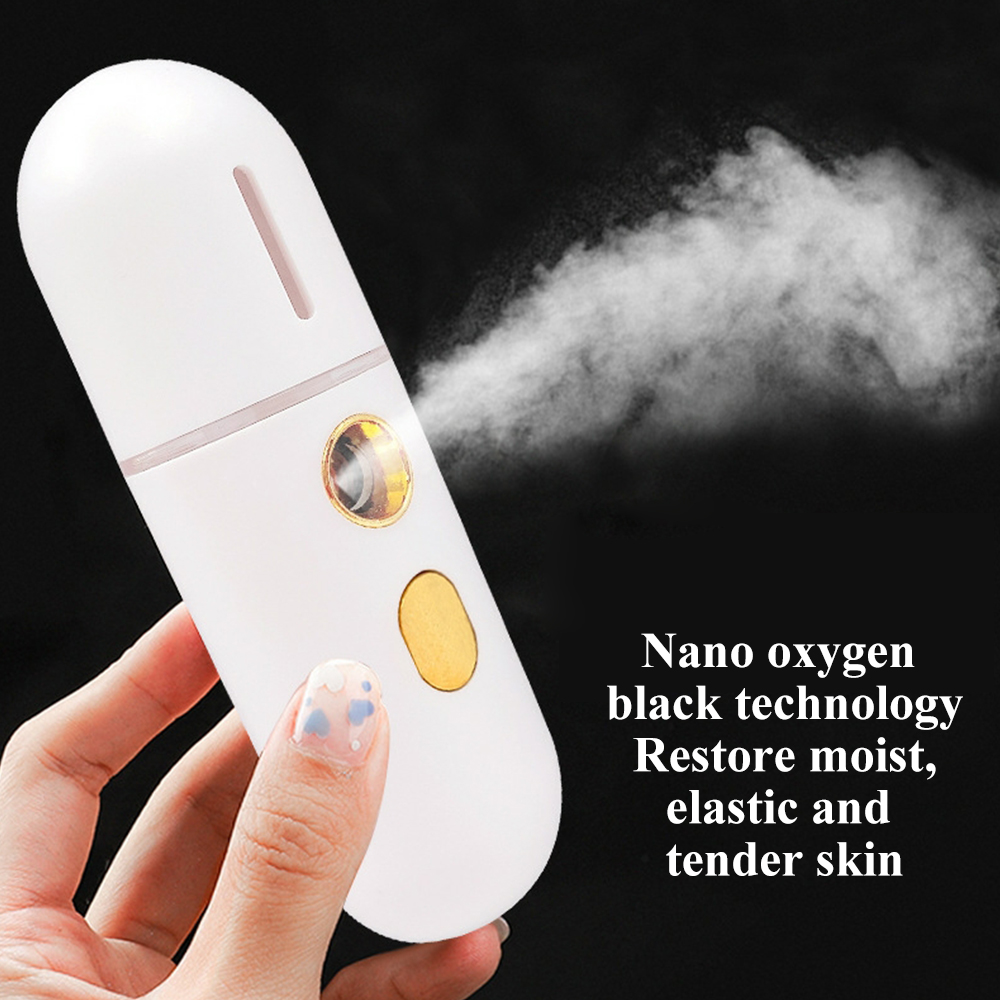  And  Multifunctional Mini NANO Spray Bottle Electric Mist Nozzle Facial Nano Mist Sprayer Steamer