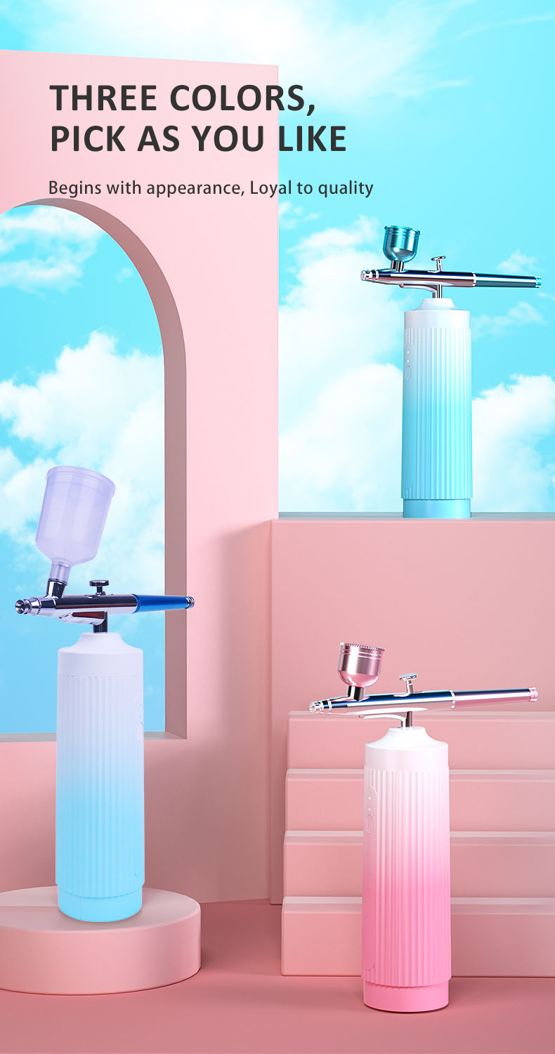 PSB Handheld high voltage deep cleansing Replenishing water nano facial spray gun mist facian nano sprayer