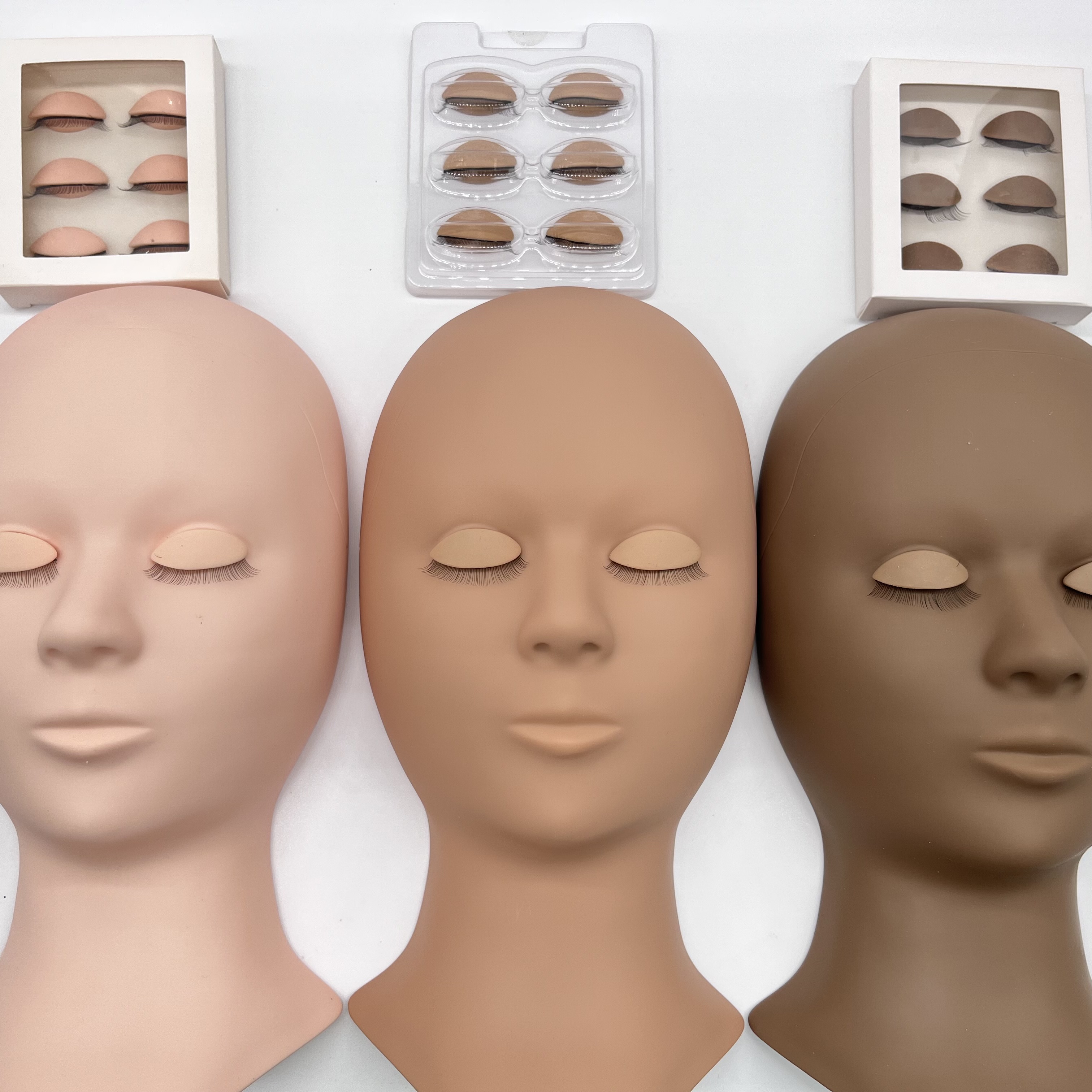 Ballylash Dropshipping Silicone Training Head Eyelash Extension Practice Model Dummy Other Eyelashes & Tools Lash Manneq