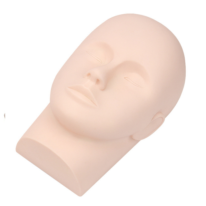 Ballylashes eyelash training head Mannequin tool head three colorful false eyelash individual eyelash extension kits