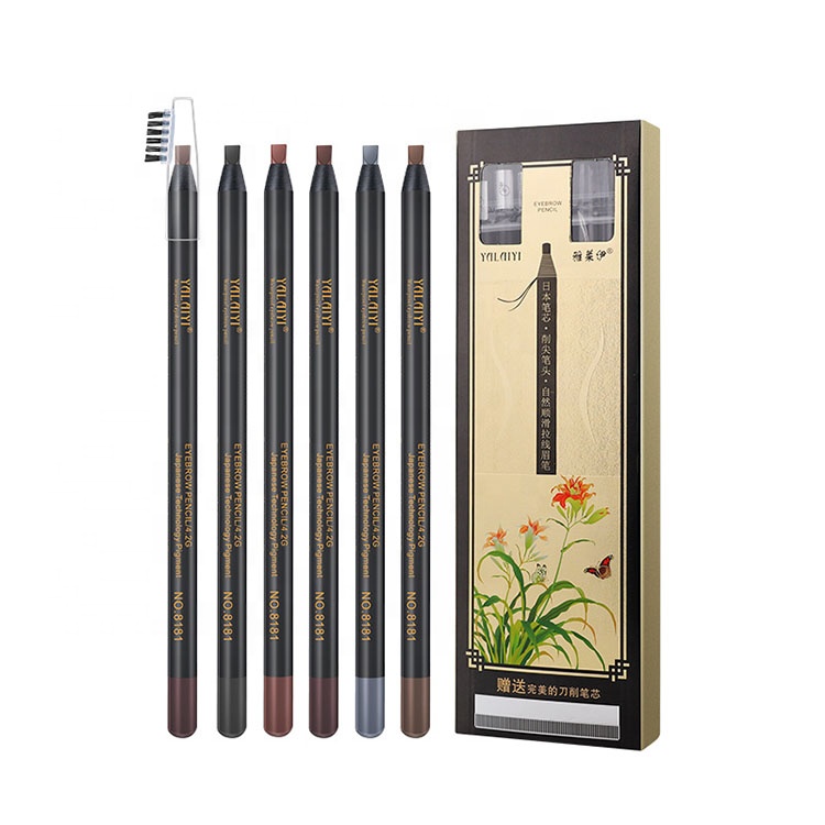 Waterproof Long-Lasting Brow Pencil Microblading Supply Permanent Makeup Tools Natural Makeup Peel Off Eyebrow Pencil wi