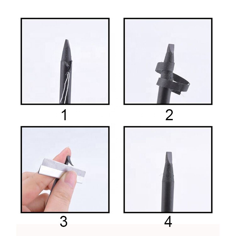 Waterproof Long-Lasting Brow Pencil Microblading Supply Permanent Makeup Tools Natural Makeup Peel Off Eyebrow Pencil wi