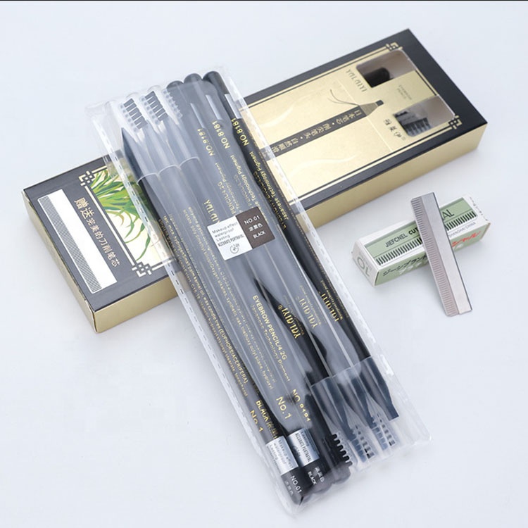Waterproof Long-Lasting Brow Pencil Microblading Supply Permanent Makeup Tools Natural Makeup Peel Off Eyebrow Pencil wi