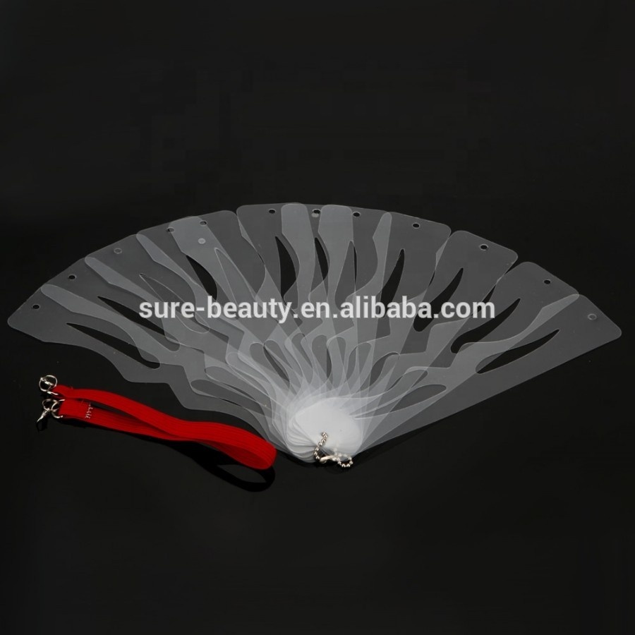 Hot Sale Transparent Permanent Makeup Eyebrow Stencil Eyebrow Tattoo Stencil