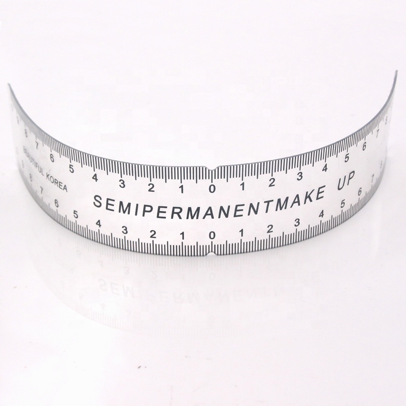 Eyebrow Ruler Measure Tools Beauty Balance Tattoo Stencils Microblading supplies Stainless steel Permanent Makeup Calipe