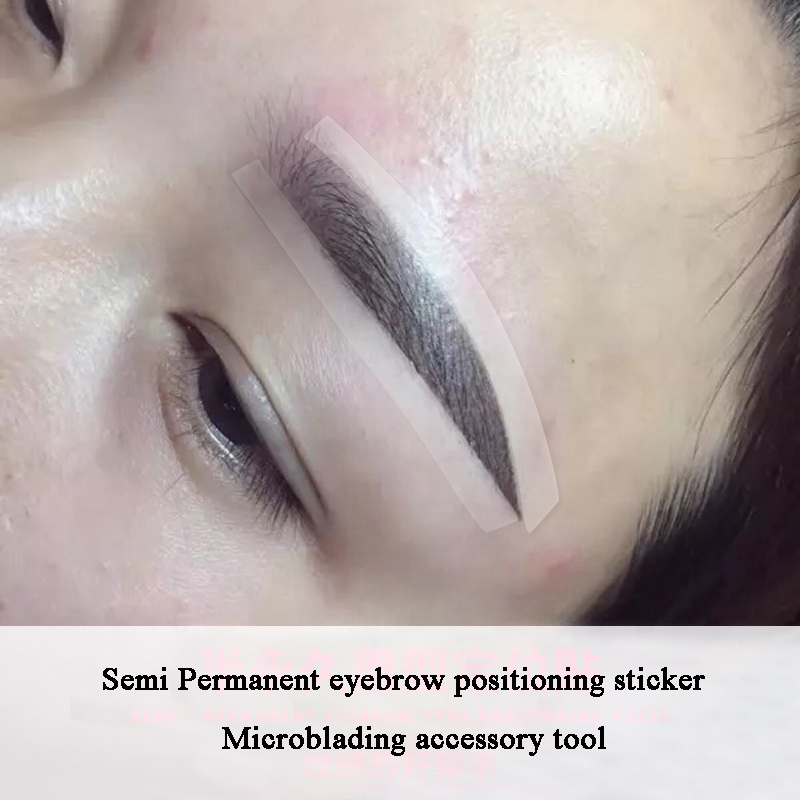 6 Pair Soft Silicone Eyebrow Shaping Stencil Adjustable Microblading Eyebrow Template Disposable Permanent Makeup Brow S