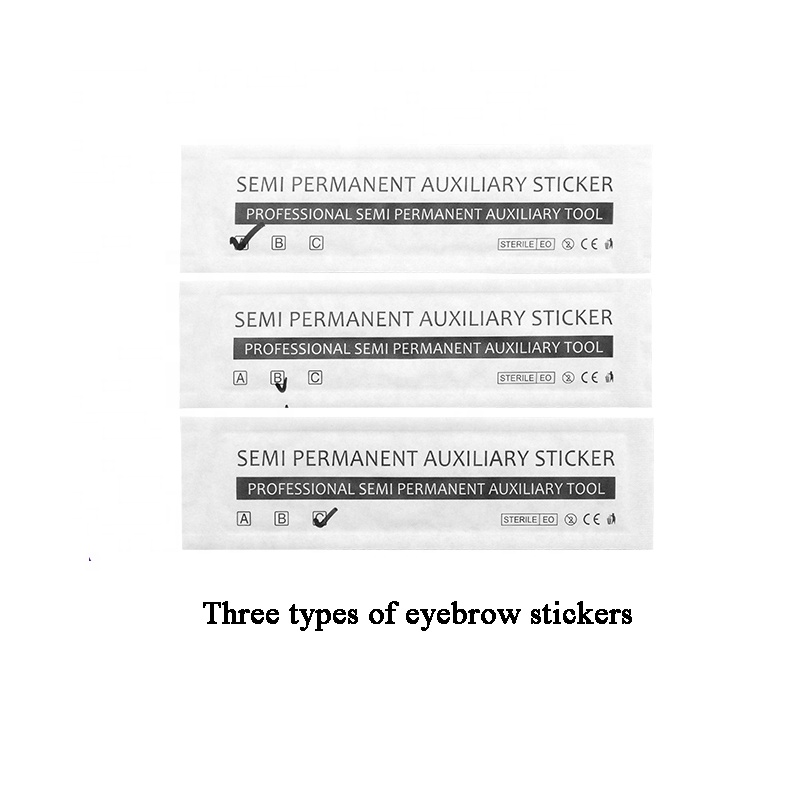 6 Pair Soft Silicone Eyebrow Shaping Stencil Adjustable Microblading Eyebrow Template Disposable Permanent Makeup Brow S