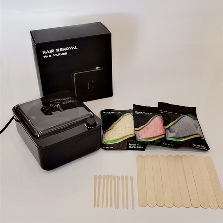 Electrical 1lb 500ml Black Plastic Wax Heater Warmer 500g Small Pot Hair Removal Wax Heating Machine
