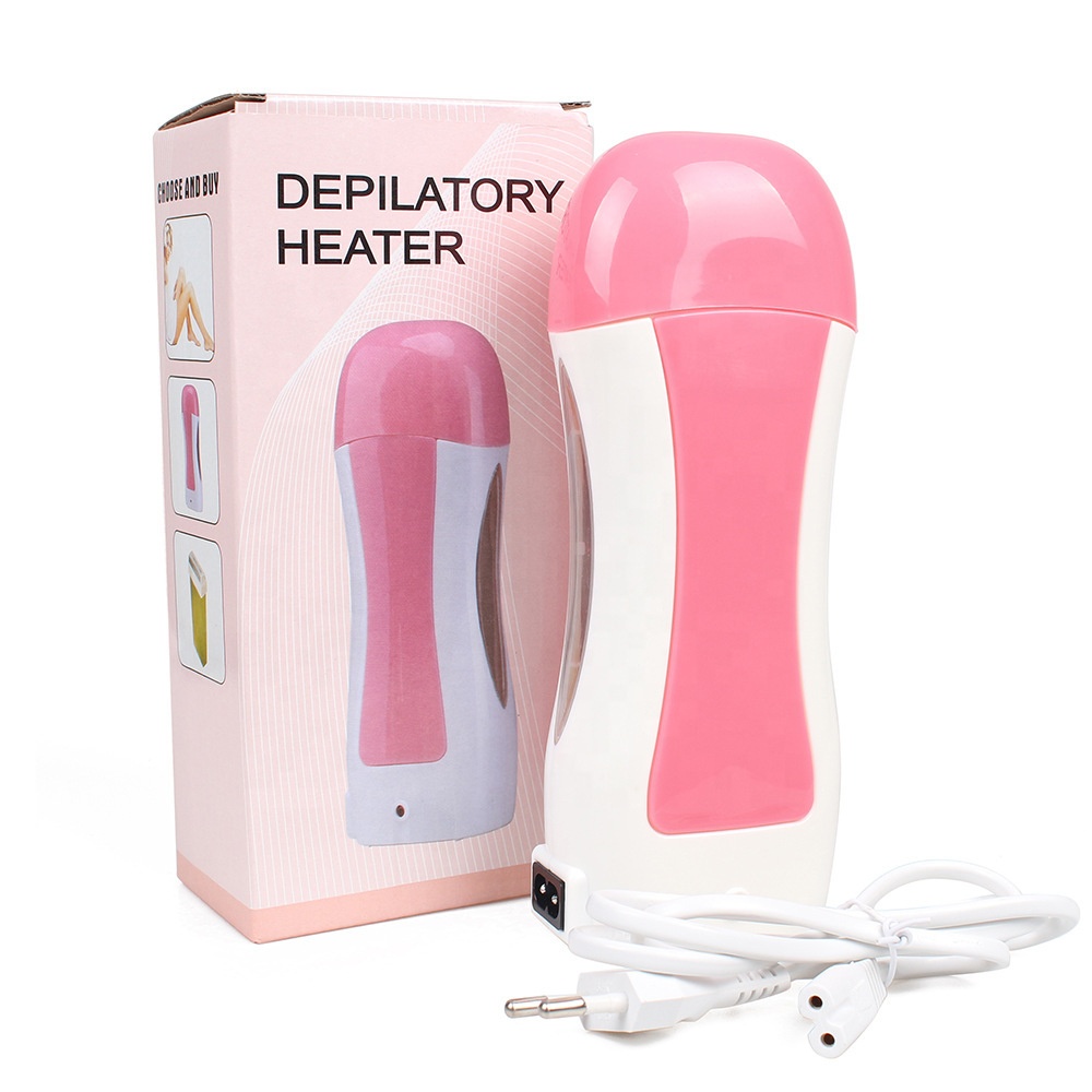 Professional Designed Hair Removal Depilatory Waxing Warmer Heater Wax Set 3D epilatory Roll On Wax Heater Warmer Roller