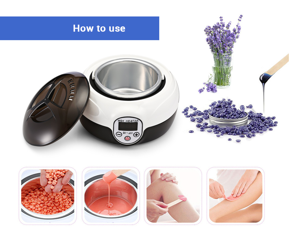 Wax Warmer Hair Removal  Wax heater Depilatory Wax Melting Pot With Digital Screen Display
