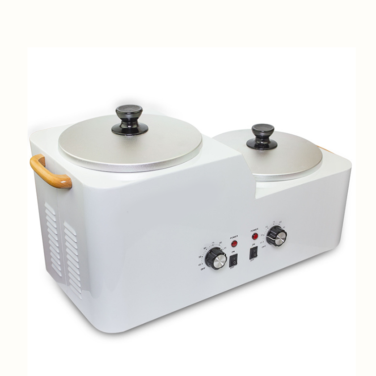 Professional Spa Salon Electric Depilatory Double Pot Wax Warmer Heater Machine