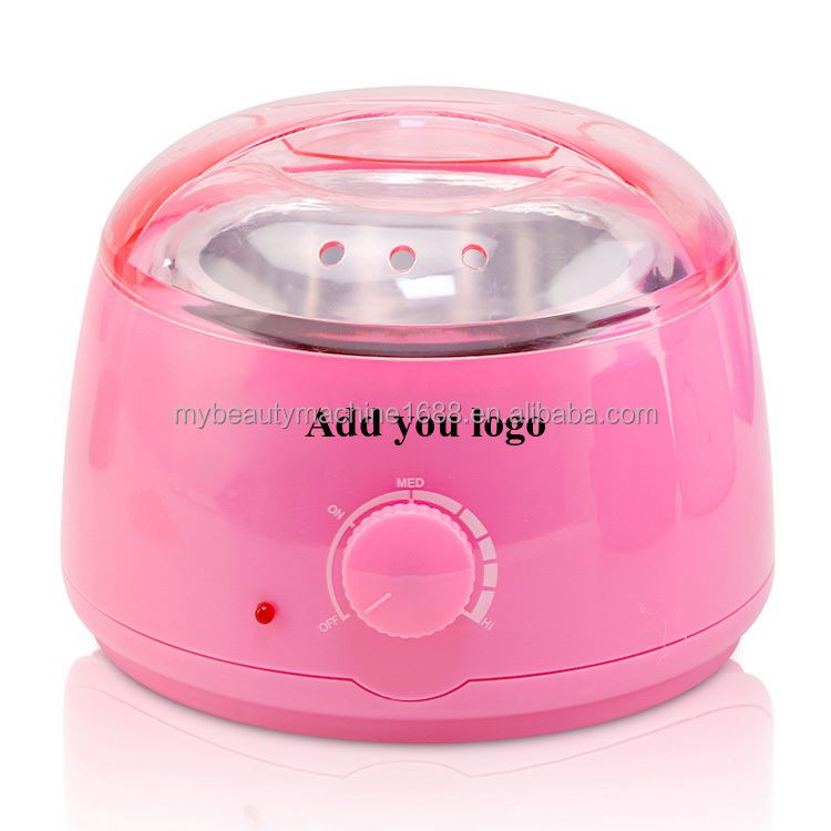 Wax Warmer Hair Removal Non Sticky Pot , Synthetic plastic Shell Temperature Resistance 120 degrees Wax heater