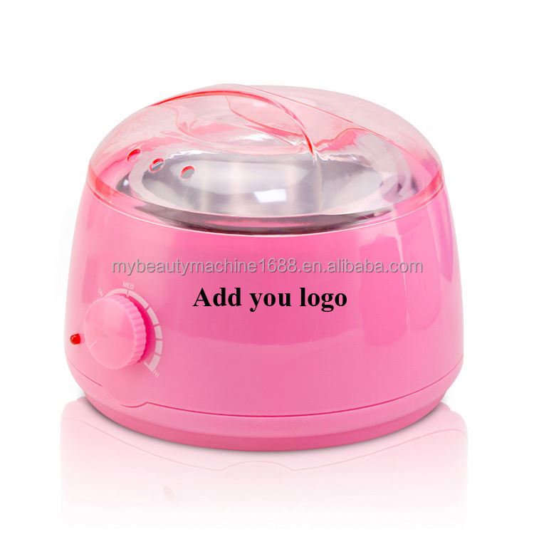 Wax Warmer Hair Removal Non Sticky Pot , Synthetic plastic Shell Temperature Resistance 120 degrees Wax heater