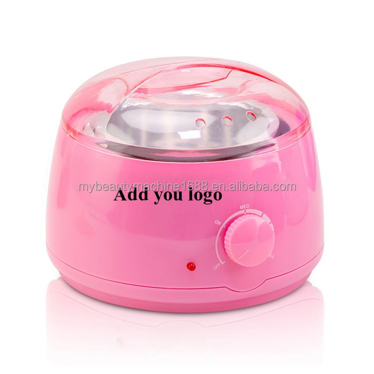 Wax Warmer Hair Removal Non Sticky Pot , Synthetic plastic Shell Temperature Resistance 120 degrees Wax heater