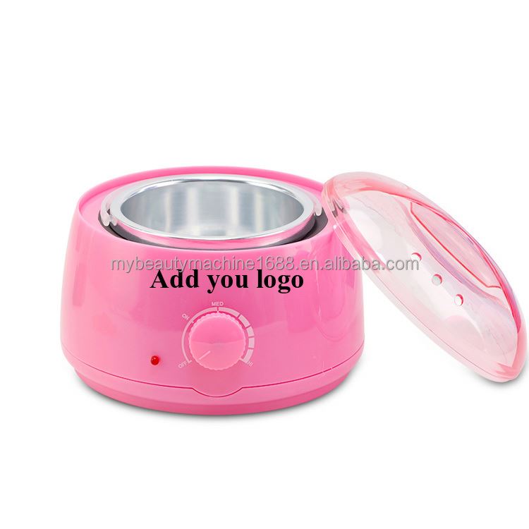 Wax Warmer Hair Removal Non Sticky Pot , Synthetic plastic Shell Temperature Resistance 120 degrees Wax heater