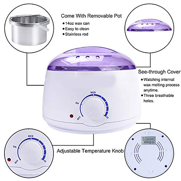 professional hair removal electric wax melt warmer heater cheap classical  wax warmer set with  private label
