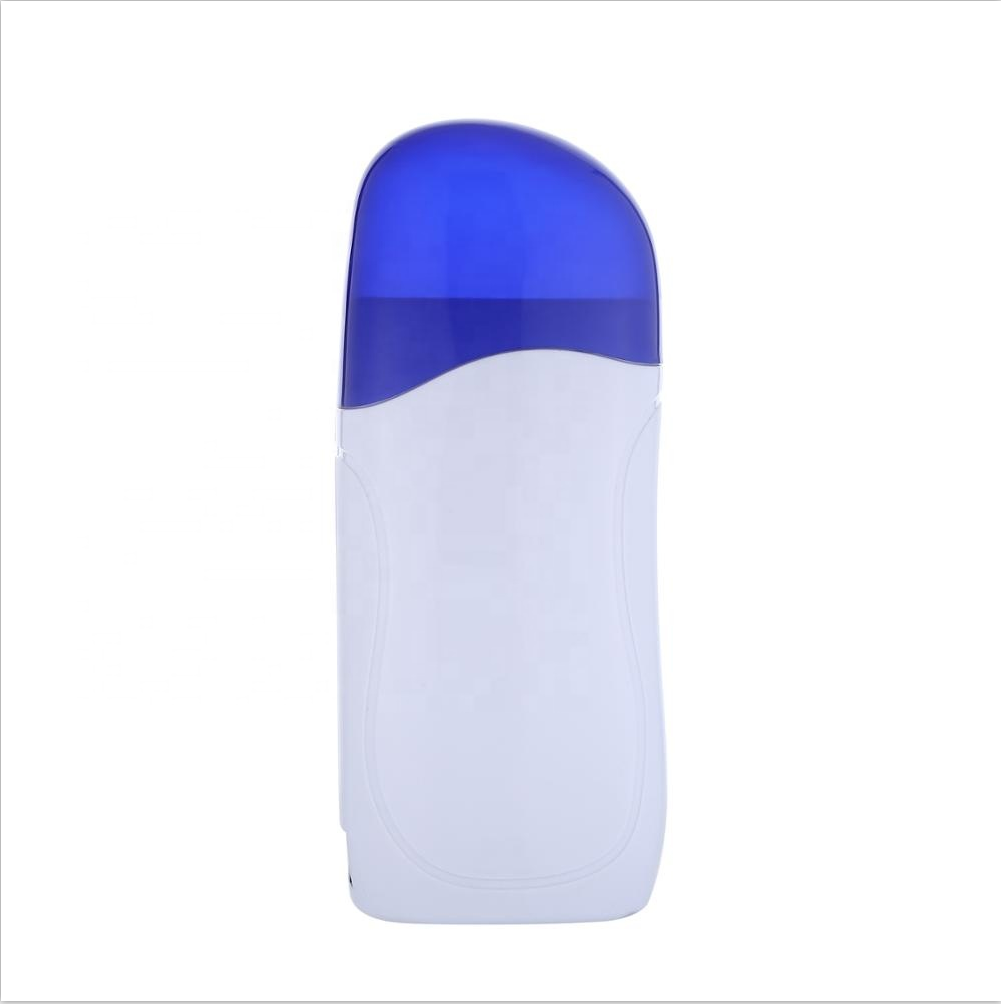 Private label blue Depilatory Roller US UK EU plug Roll On Wax warmer roller wax machine wax heater cartridge