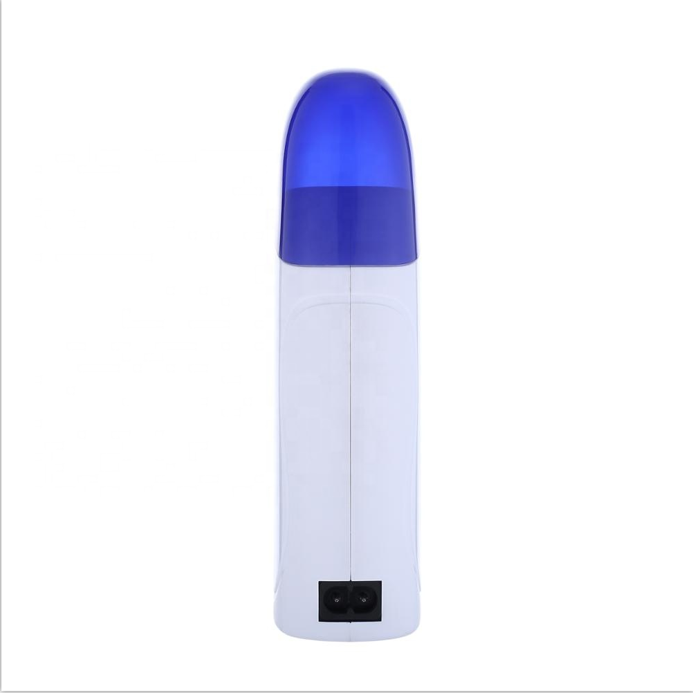 Private label blue Depilatory Roller US UK EU plug Roll On Wax warmer roller wax machine wax heater cartridge