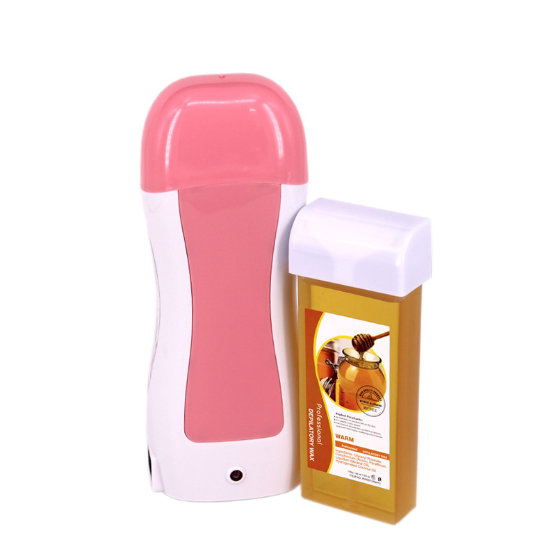 High Quality Mini Electric Roller Depilatory Cartridge Hair Removal Hard Wax Warmer Heater for Home Use