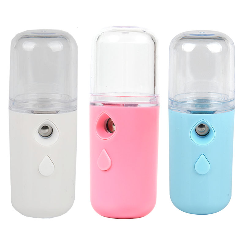 2022 hot selling beauty facial nano mist sprayer mini portable pocket facial humidifier face steamer