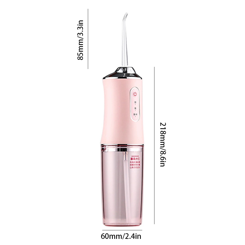 Water Flosser  Teeth Cleaning  Cordless Dental Oral Portable and Rechargeable IPX7 Waterproof