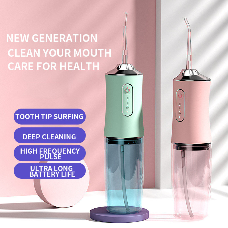 Water Flosser  Teeth Cleaning  Cordless Dental Oral Portable and Rechargeable IPX7 Waterproof