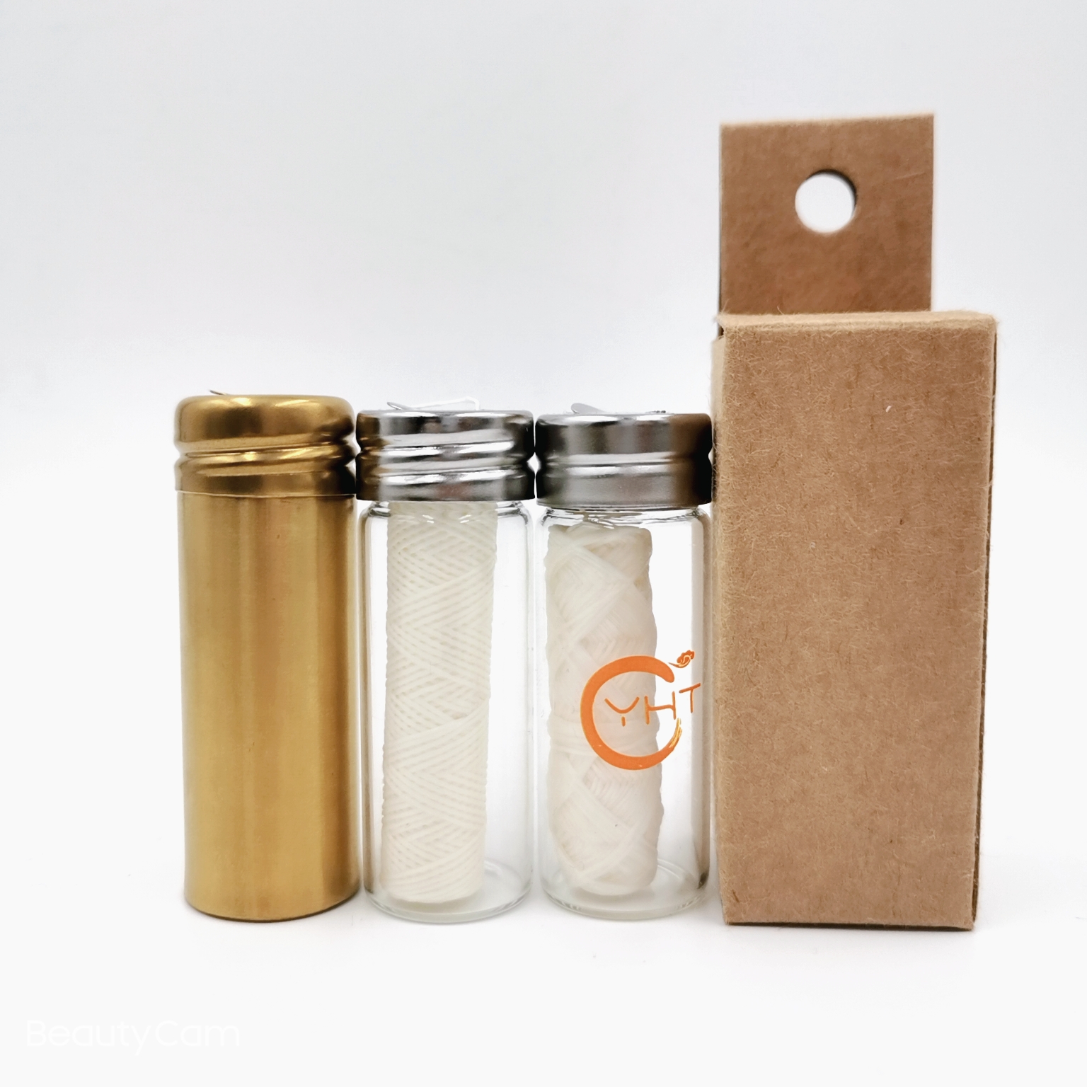 Plastic Free Reusable  Dental Floss Spool Mint Silk Dental Floss Refill Eco Biodegradable Dental Flosser