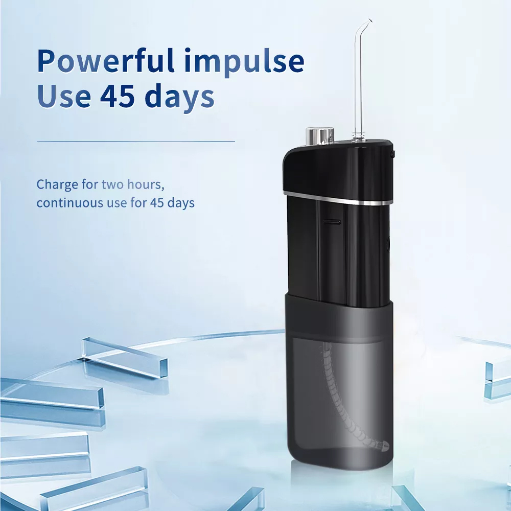 Portable Rechargeable Travel Dental Air Pick Flosser Mini Handheld Cordless Flossing Power Oral Water Irrigator Teeth Cl