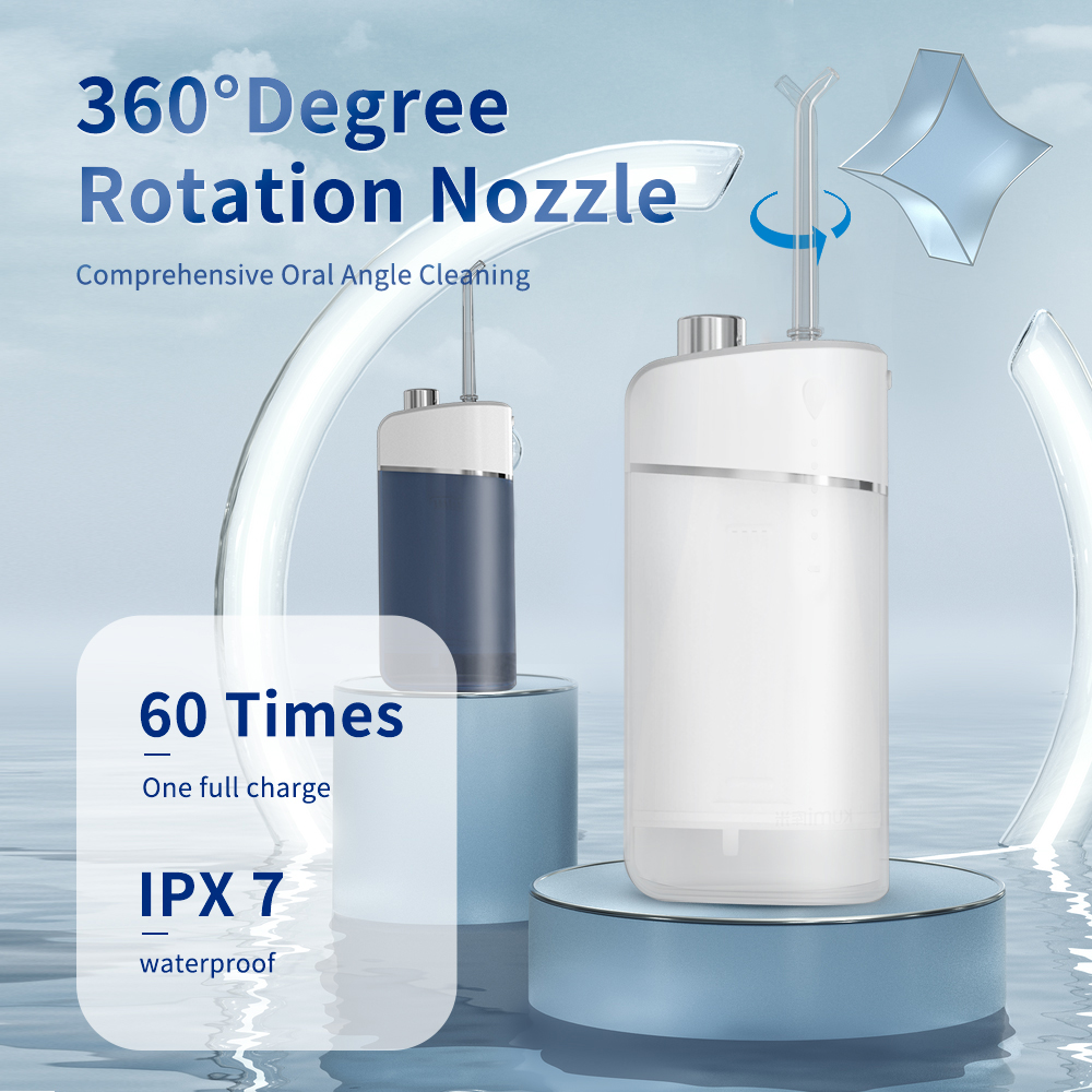 Portable Rechargeable Travel Dental Air Pick Flosser Mini Handheld Cordless Flossing Power Oral Water Irrigator Teeth Cl