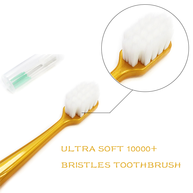 Soft Bristles with Travel Toothbrush with toothpaste and interdental brush Case adult Toothbrush