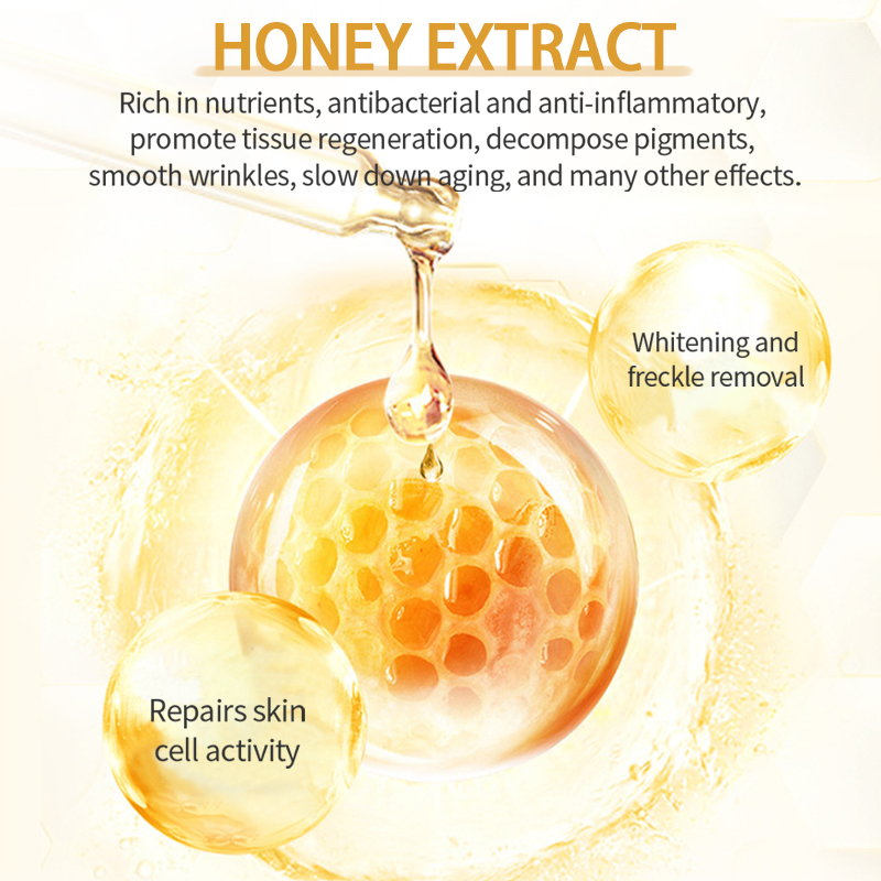 Face Whitening Anti Wrinkles Honey Energizing Facial Serum Skin Care