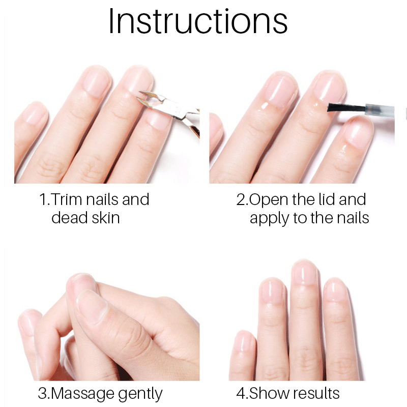Lanthome natural organic pure treatment nourishing anti fungus smooth and hydrates nail care product nail repair serum e