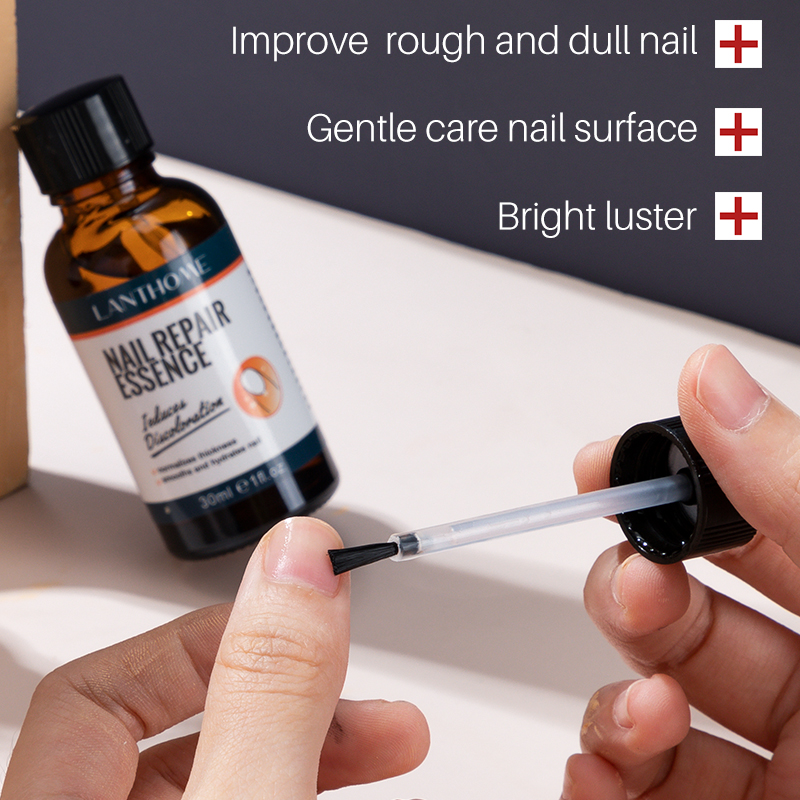 Lanthome natural organic pure treatment nourishing anti fungus smooth and hydrates nail care product nail repair serum e