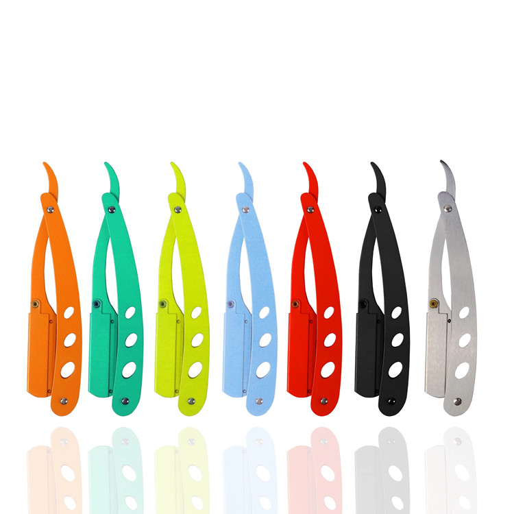 Professional stainless steel double edge blades razor Solid color Men's shave machine razor