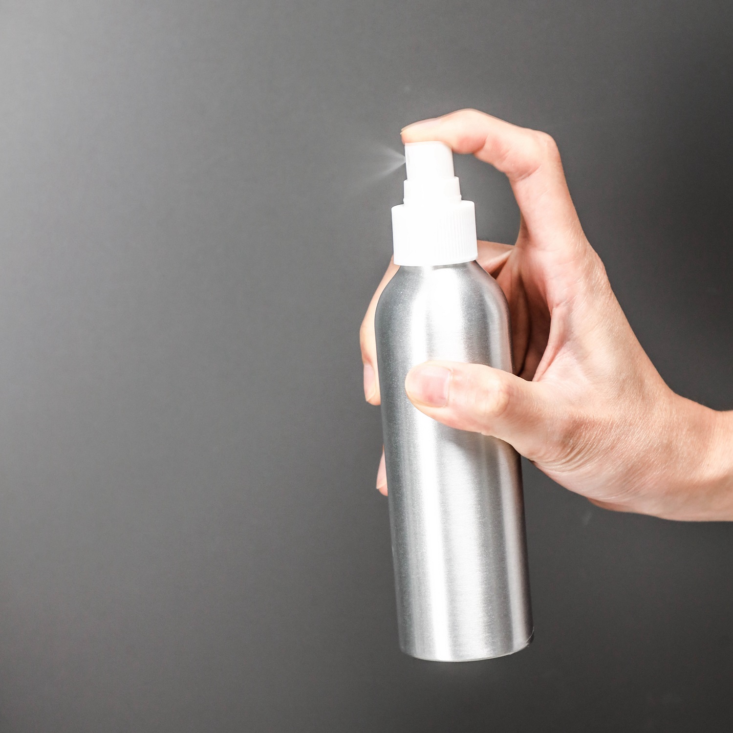 30ml 50ml 100ml 120ml 150ml 250ml  Cosmetic Empty Fine Mist pump Aluminum Spray Bottle With Trigger Sprayer