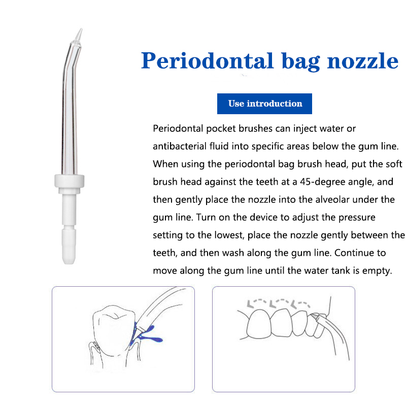 Replacement Nozzles for Water pick Water flosser Oral Care Jet Irrigator with Set Package
