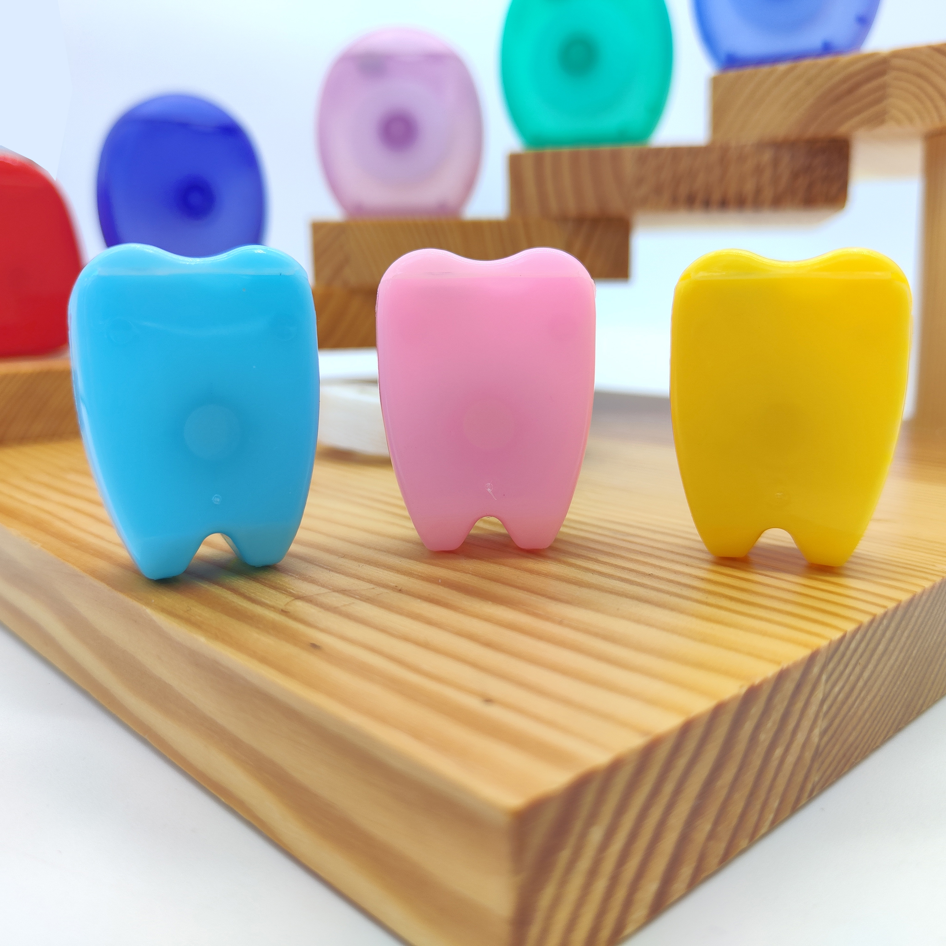 Eco-friendly Private Label Ultra Floss Kids Plastic Toothpick Floss Picks Dental Flosser Pick