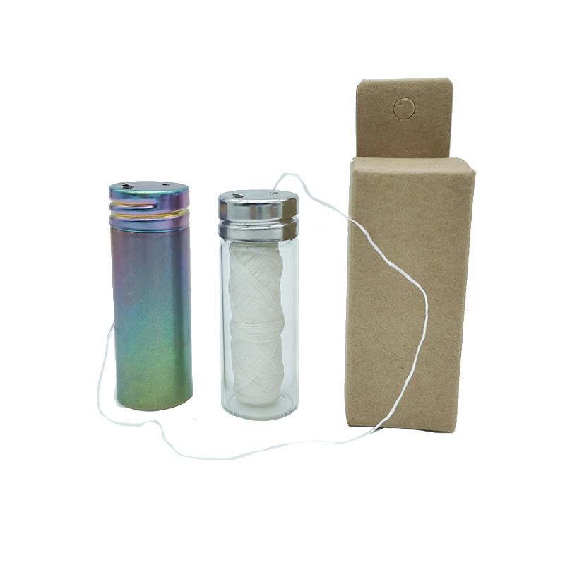 Deep Clean Oral Care tooth pick 30m bamboo charcoal waxed  dental mint floss charcoal dental floss