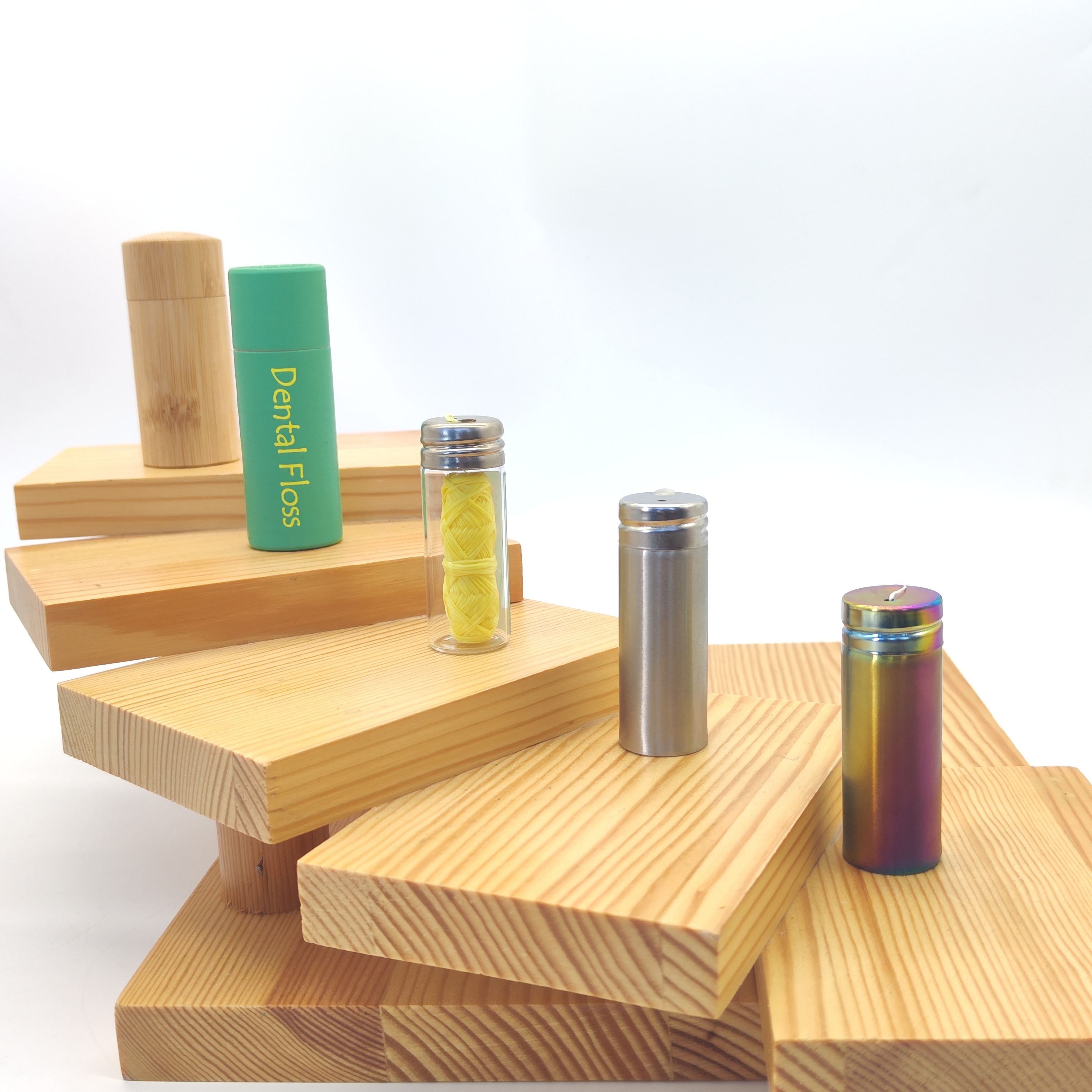 Bulk Biodegradable Personalized Eco Friendly Flosser Vegan Silk Tooth Nylon Dental Floss Picks Flosser