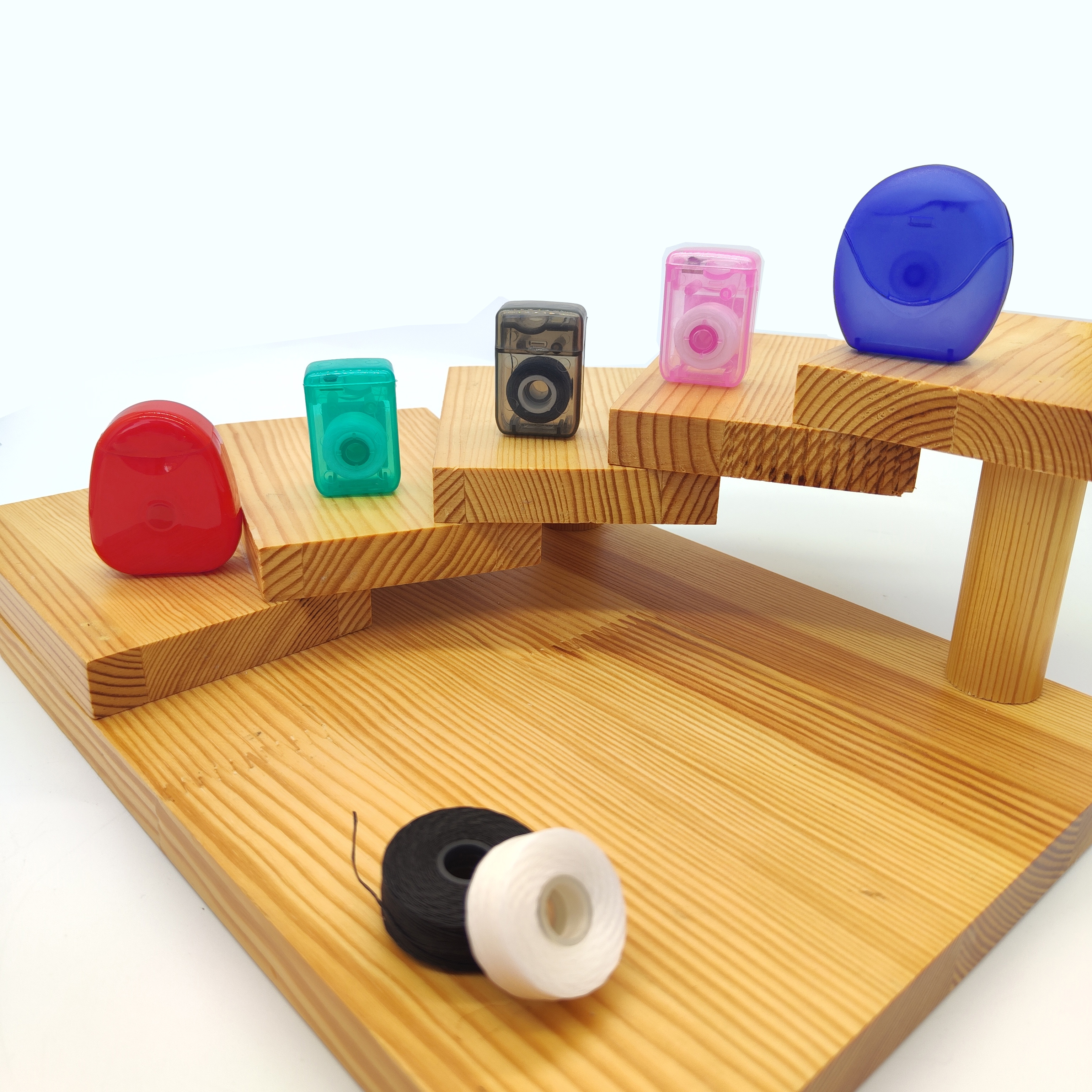 Bulk Biodegradable Personalized Eco Friendly Flosser Vegan Silk Tooth Nylon Dental Floss Picks Flosser