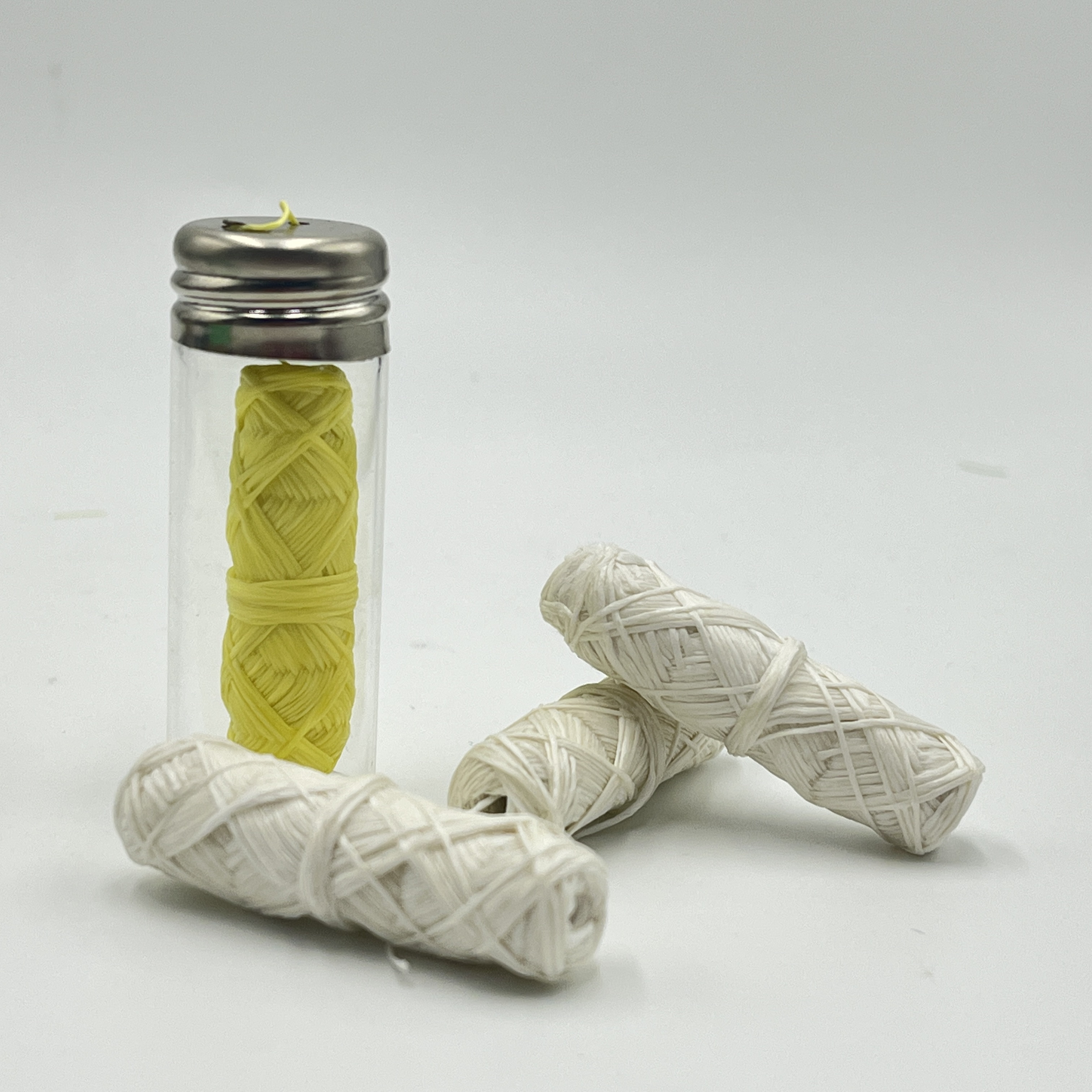 100% Biodegradable Natural Silk Dental Flosser