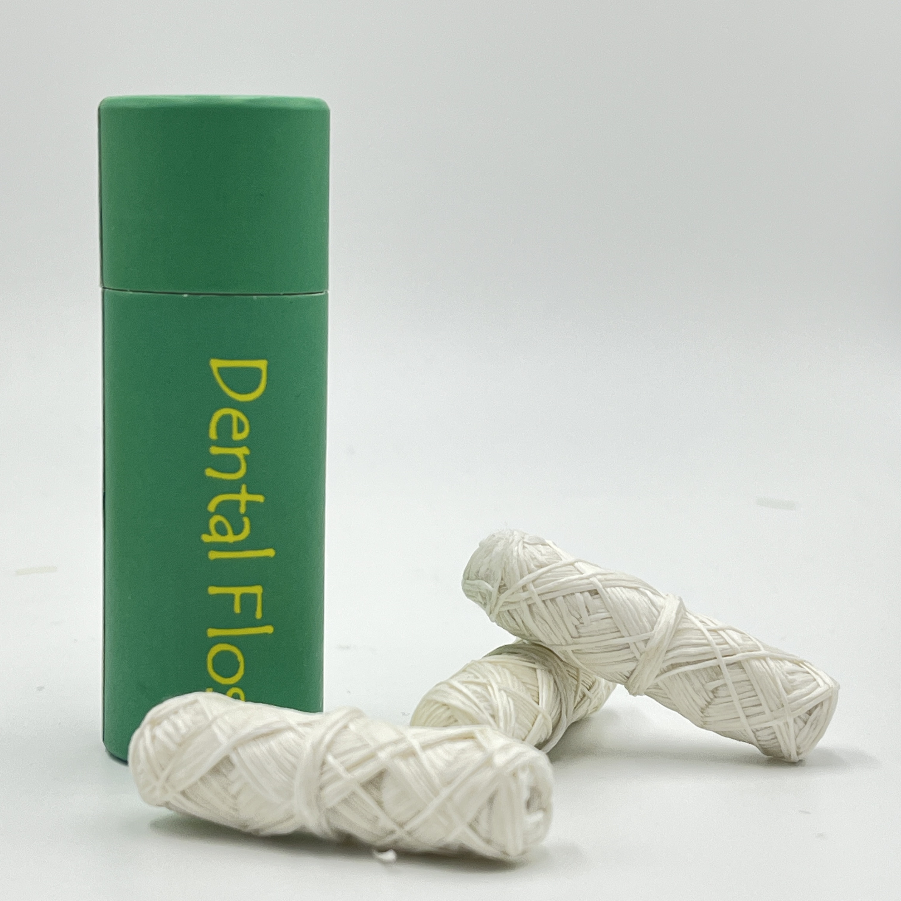 100% Biodegradable Natural Silk Dental Flosser