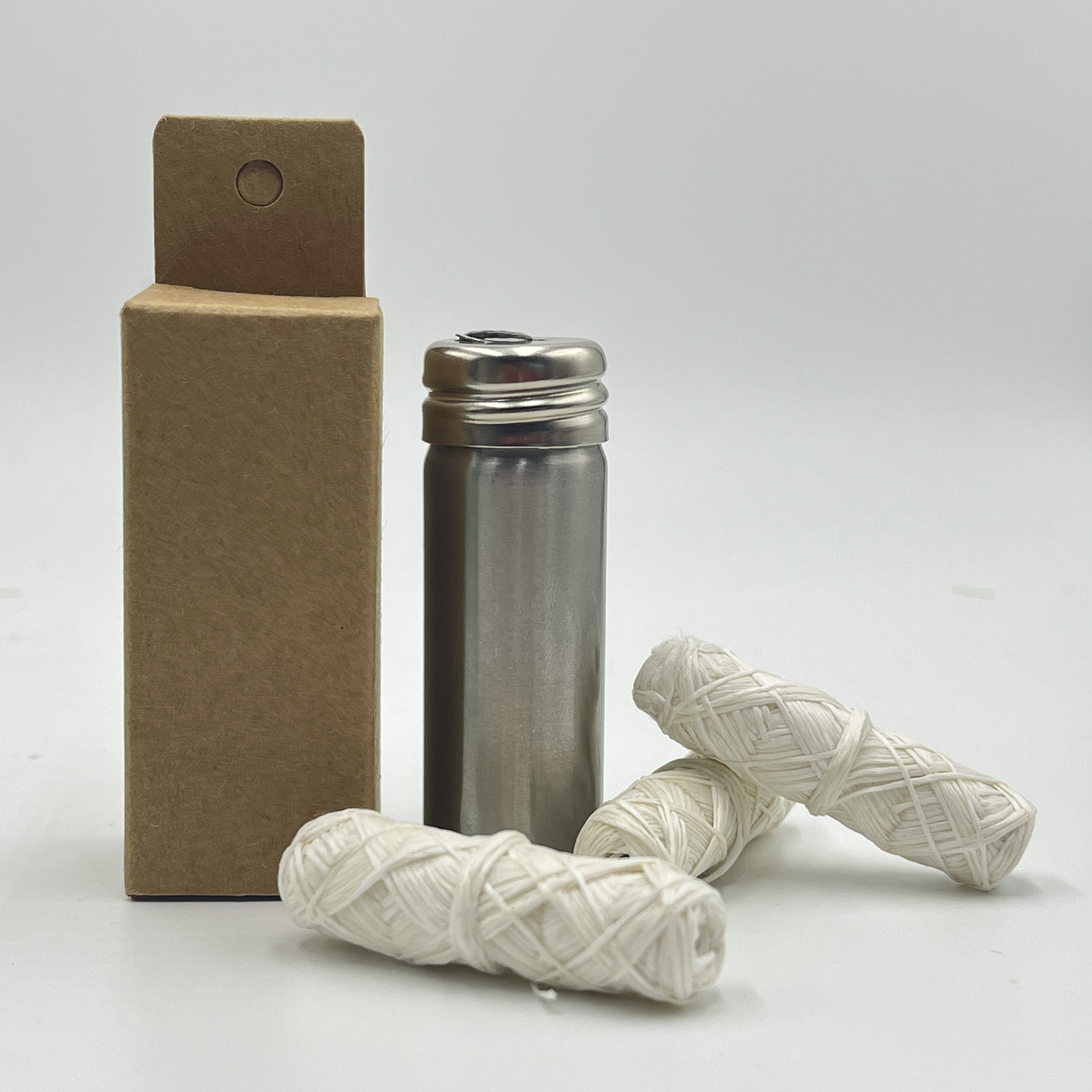 100% Biodegradable Natural Silk Dental Flosser