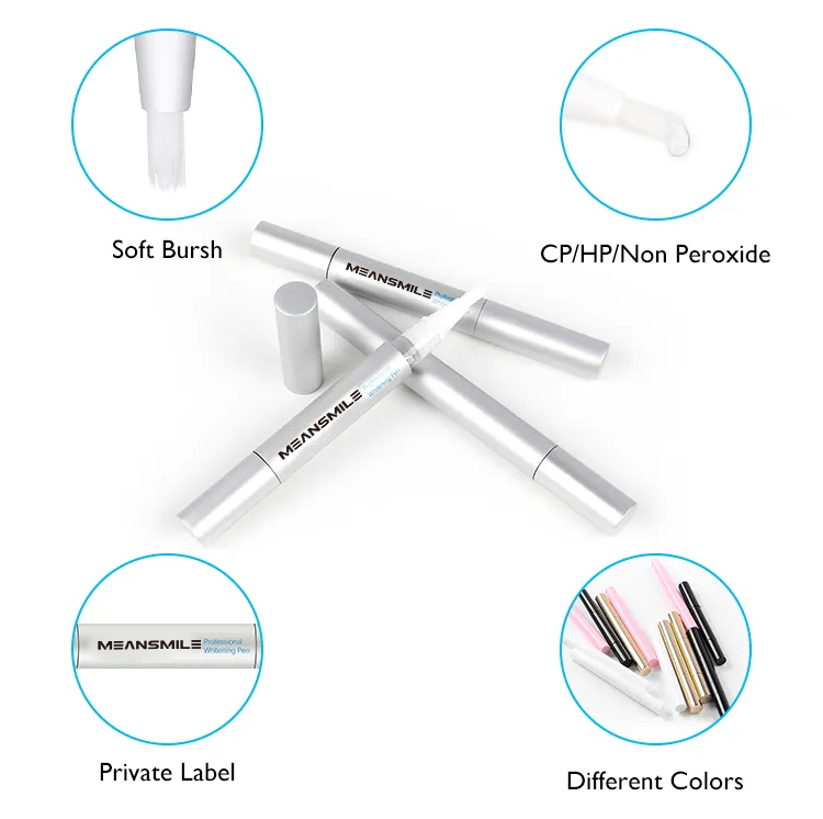 2022 Snow Supplier Quick Result Sensitive Free Best Quality Bright White Teeth Whitening Pen Private 