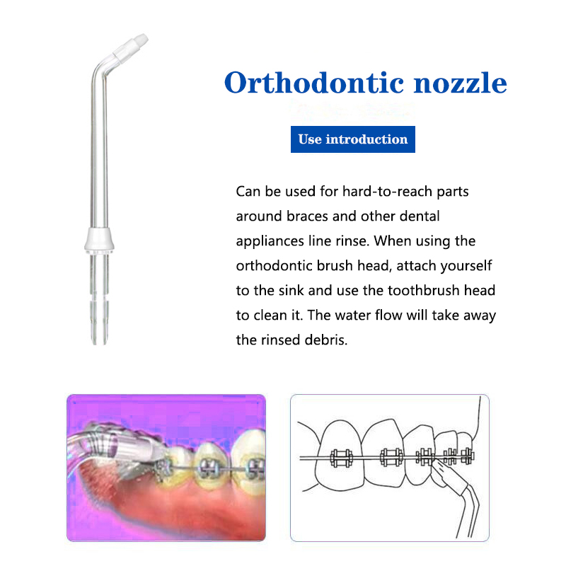 Replacement Nozzles for Water pick Water flosser Oral Care Jet Irrigator with Set Package