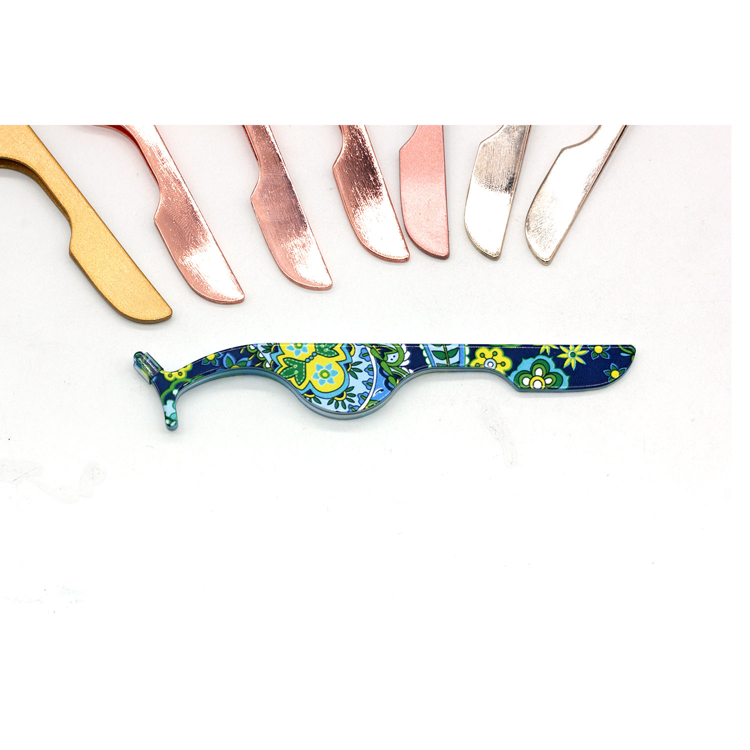 T-14  eyelash holder laah eyebrow applicator  tweezers private label